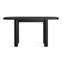 Good Times Console Table en Black on Ash - ángulo 1