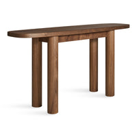 Good Times Console Table in Walnut - Angle 4