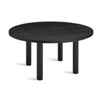 Good Times Round Dining Table Hosting Sale in Black on Ash - Angle 4