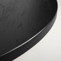 Good Times Round Dining Table Hosting Sale in Black on Ash - Angle 7