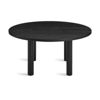 Good Times Round Dining Table Hosting Sale in Black on Ash - Angle 3
