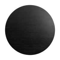 Good Times Round Dining Table Hosting Sale in Black on Ash - Angle 5
