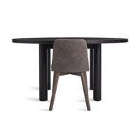Good Times Round Dining Table Hosting Sale in Black on Ash - Angle 6