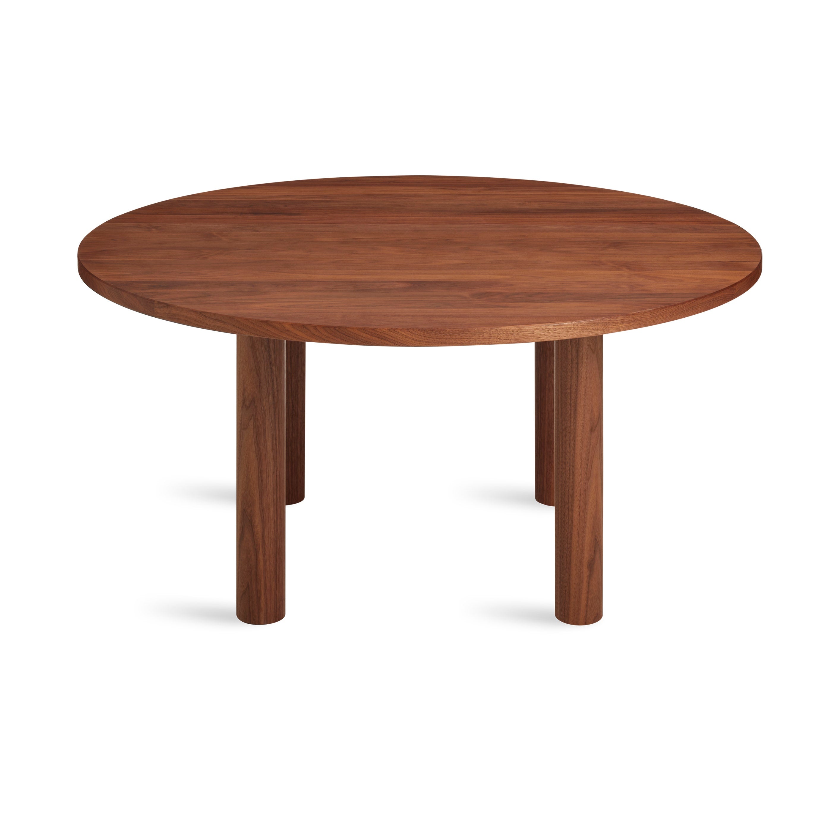 美品 アメリカ BLUE DOT ウォールナット材 ダイニング ラウンドテーブル Good Times Dining Table | Blu Dot