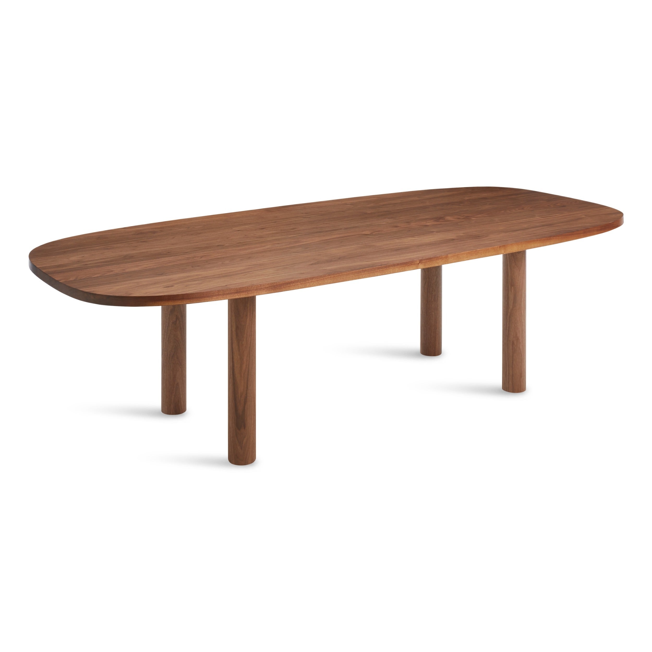 美品 アメリカ BLUE DOT ウォールナット材 ダイニング ラウンドテーブル Blu Dot Apt Round Cafe Table - 2Modern
