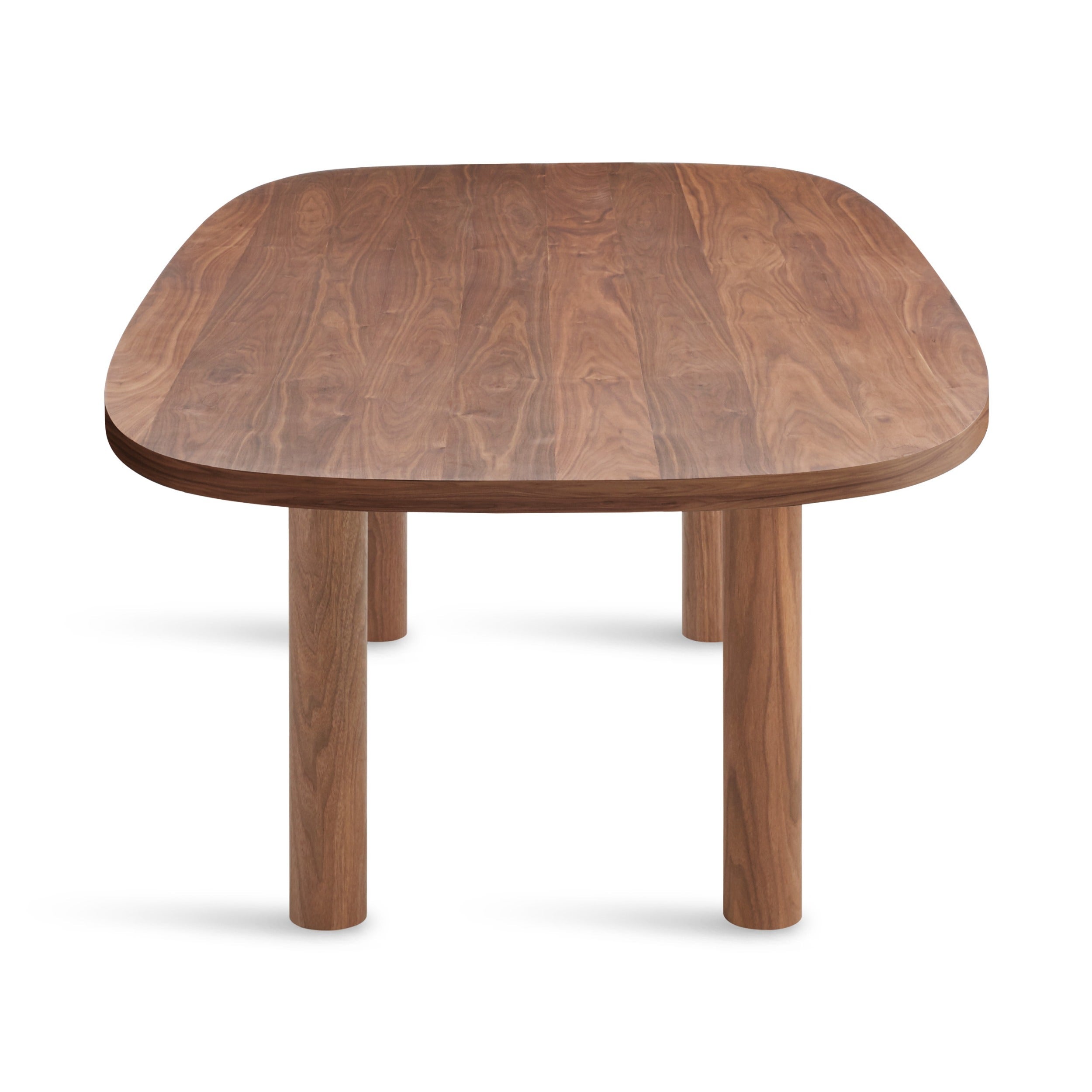 美品 アメリカ BLUE DOT ウォールナット材 ダイニング ラウンドテーブル Good Times Dining Table | Blu Dot