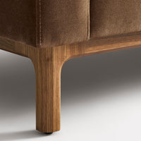 Guide 82&quot; Sofa in Coffee Velvet - Angle 10