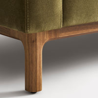 Guide 96" Sofa in Moss Velvet - Angle 10