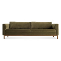 Guide 96" Sofa in Moss Velvet - Angle 1