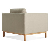 Guide Lounge Chair in Sanford Oatmeal - Angle 5