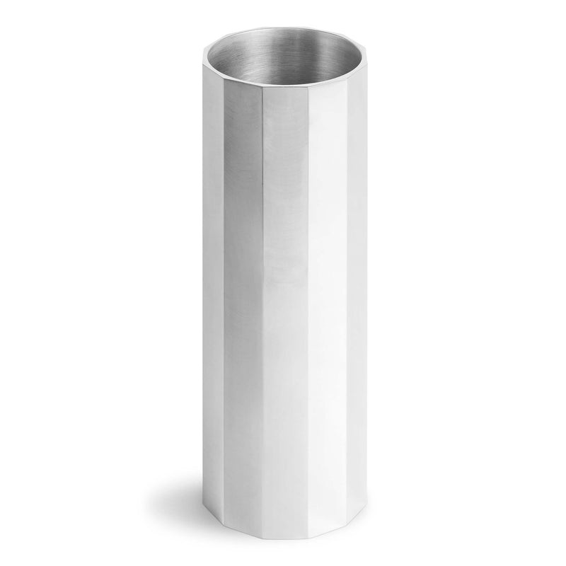 Gussy Large Vase in Stainless - Angle 2