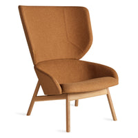 Heads Up Lounge Chair in Maharam Murmur in Argan - Angle 5