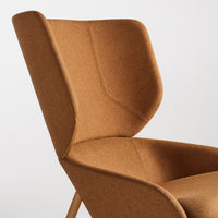 Heads Up Lounge Chair in Maharam Murmur in Argan - Angle 8