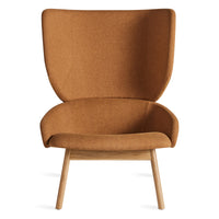 Heads Up Lounge Chair in Maharam Murmur in Argan - Angle 1