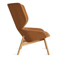 Heads Up Lounge Chair in Maharam Murmur in Argan - Angle 6