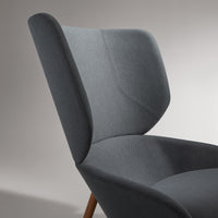 Heads Up Lounge Chair in Maharam Mode in Machine - Angle 9