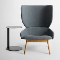 Heads Up Lounge Chair in Maharam Mode in Machine - Angle 8