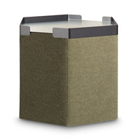 Hecks Ottoman Tray in Black - Angle 2