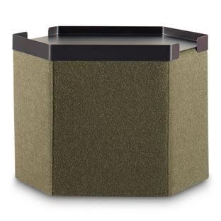 Hecks Ottoman Tray in Black - Angle 1