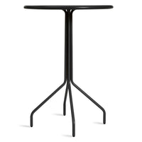 Hot Mesh 30&quot; Bar Table in Black - Angle 1