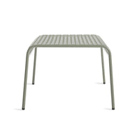 Hot Mesh Ottoman in Grey Green - Angle 3