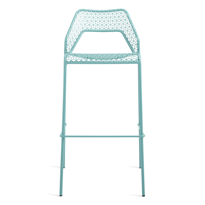 Hot Mesh Stool in Aqua - Angle 1
