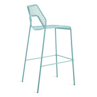 Hot Mesh Stool in Aqua - Angle 5