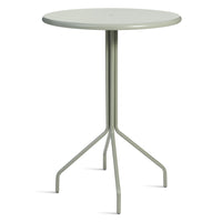 Hot Mesh 30&quot; Bar Table in Grey Green - Angle 2