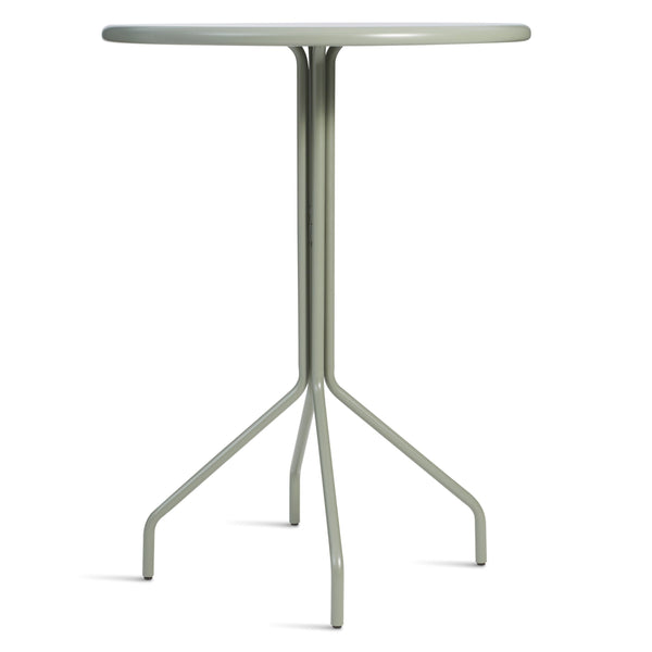 Hot Mesh 30&quot; Bar Table in Grey Green - Angle 1