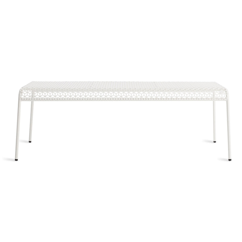 Hot Mesh Bench in Off White - Angle 1