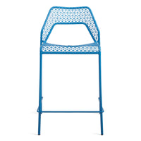 Hot Mesh Stool in Simple Blue - Angle 1