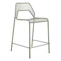 Hot Mesh Stool in Grey Green - Angle 2