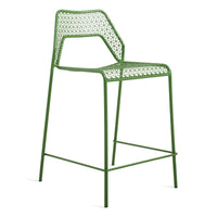 Hot Mesh Stool in Green - Angle 2