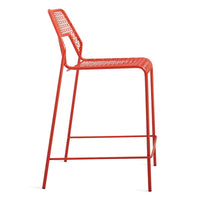 Hot Mesh Stool in Humble Red - Angle 4