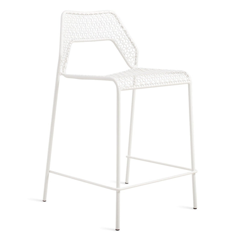 Hot Mesh Stool in Off White - Angle 2