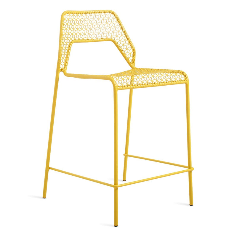 Hot Mesh Stool in Natural Yellow