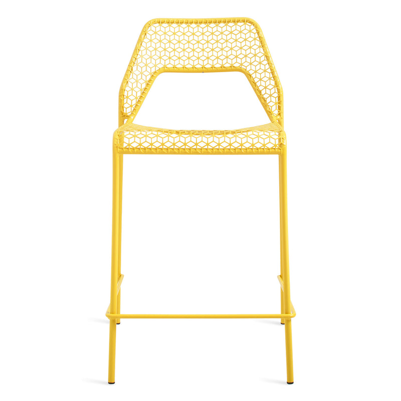 Hot Mesh Stool in Natural Yellow