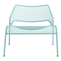 Hot Mesh Lounge Chair in Aqua - Angle 1