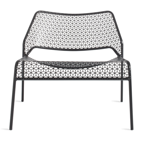 Hot Mesh Lounge Chair in Black - Angle 1