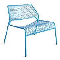 Hot Mesh Lounge Chair in Simple Blue - Angle 3