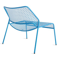 Hot Mesh Lounge Chair in Simple Blue - Angle 5