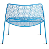 Hot Mesh Lounge Chair in Simple Blue - Angle 6