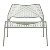 Hot Mesh Lounge Chair in Grey Green - Angle 1