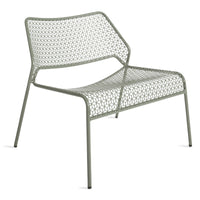 Hot Mesh Lounge Chair in Grey Green - Angle 3