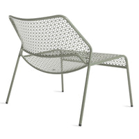 Hot Mesh Lounge Chair in Grey Green - Angle 5