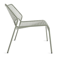 Hot Mesh Lounge Chair in Grey Green - Angle 4