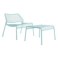 Hot Mesh Lounge Chair in Aqua - Angle 7
