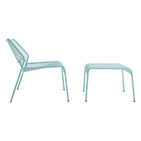 Hot Mesh Lounge Chair in Aqua - Angle 8