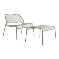 Hot Mesh Lounge Chair in Grey Green - Angle 7