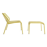 Hot Mesh Lounge Chair in Natural Yellow - Angle 9